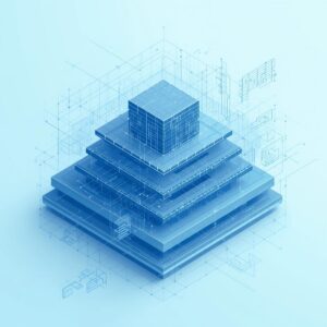 Abstract visualization representing [service concept