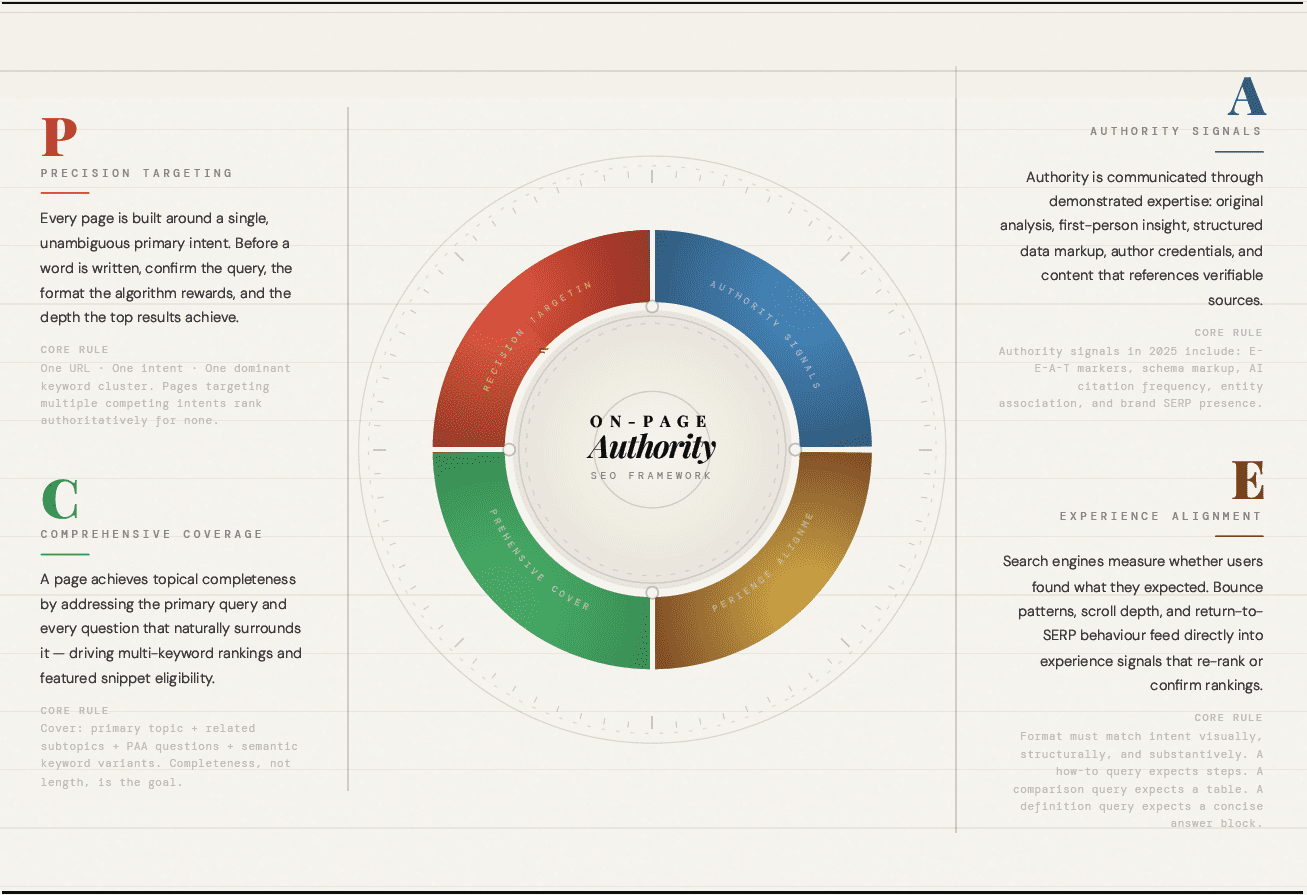 ON-PAGE SEO Framework ON-PAGE SEO Framework