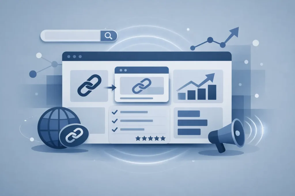 Complete off page SEO checklist for 2026 showing all major components