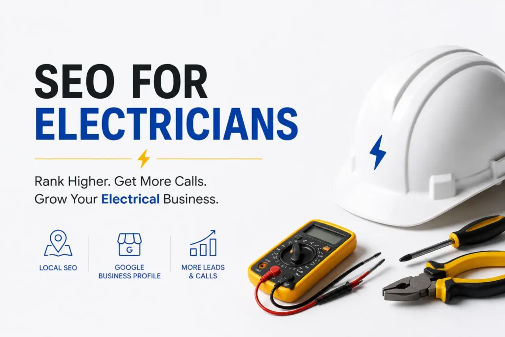 Electrician SEO for ranking higher and getting more jobs